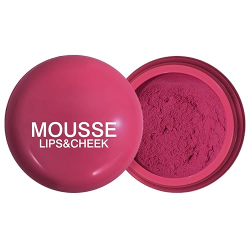 Paleta de rubor-Paleta 2 en 1 para mejillas y labios | Glow natural duradero 44g, maquillaje liviano y mezclado para brillo radiante