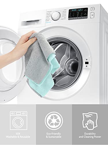 Fantasticlean MC-SLJ1212404 Microfiber Cleaning Cloth Roll -40 Pack, Tear Away Microfiber Towels, 12 Inch X 12", Reusable, Washable, Scratch Free, Ultra Absorbent Dish Rags For Car thumb #6