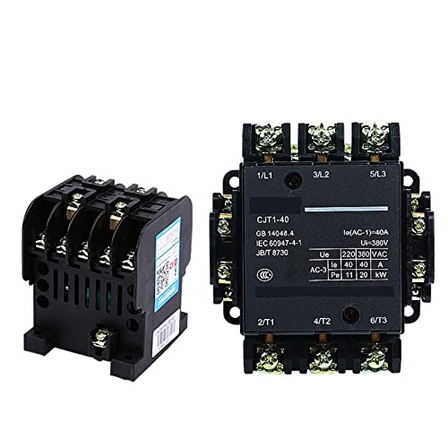 Contacteur AC BAWHO CJT1-40 220V 380V pour commande de moteur triphasé