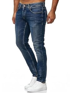 Tazzio Jeans Herren Slim Fit Stretch Jeanshose Hose Denim 16533 (38/30, Blau-1)