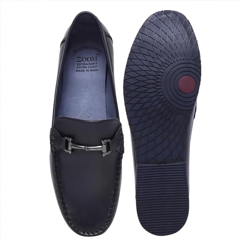 Image of Zoom Shoes Leather Shoes for Men | Super Comfortable with Cushioned Insole Formal /Loafer Shoes for Adult A-11201