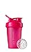 BlenderBottle Classic Loop shaker z piłką BlenderBall, optymalnie nadaje się jako shaker do białka, shaker proteinowy, butelka na wodę, butelka na napoje, bez BPA, skalowany do 400 ml, 590 ml, różowy