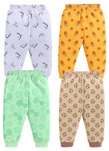 Image of LuvLap Baby Boys & Girls 100% Cotton Pyjama Pack of 4