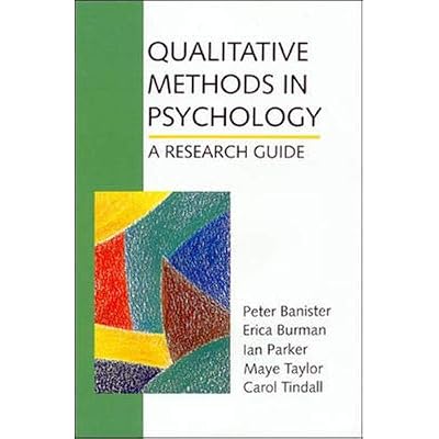 Qualitative Methods in Psychology