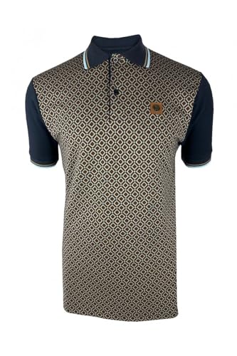 Polo à panneaux diamantés TR/9028 en maille premium