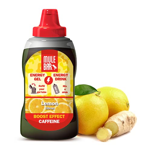 Eco-recharge 12 gels énergétiques Mulebar Citron - Gingembre - Guarana - 444g - végan Cover