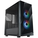 Due ventole ARGB incluse: preinstallate con due ventole ARGB da 120 mm, CMP 320 garantisce un'estetica straordinaria, un design accattivante e un'eccellenza termica. Preinstallato sul pulsante di ripristino per un controllo semplificato degli effetti di luce, gli utenti possono anche scegliere di collegare le ventole alla scheda madre per una personalizzazione avanzata.