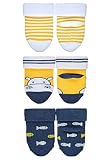 Calcetines de hipopótamo Sterntaler Erstlingssöckchen Nilpferd 8212100 Calcetines, Blau, OneSize Baby Boys