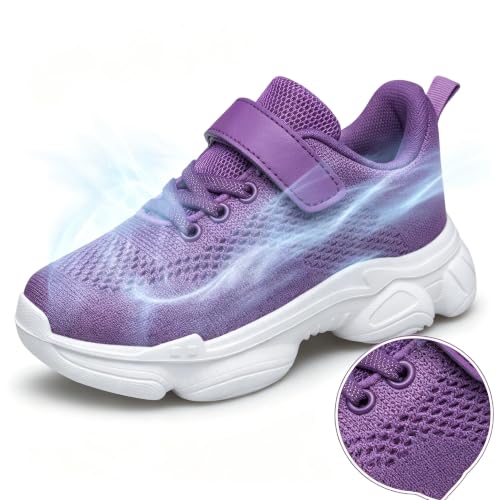 Image of Kids Shoes Toddler Boys Girls Running Sports Strap Sneakers | Children Breathable Casual Tennis Walking Athletic School Non-Slip Lightweight