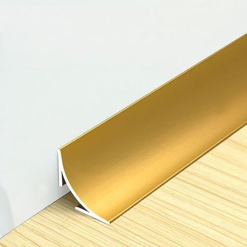 アルミ製 巾木モール 3×100cm 壁角強化保護 モールディング 隙間ガード 耐摩耗 防水 防錆 防腐加工で耐久性向上 DIY向け オフィスや家庭用に適な壁面保護材 すきまテープ 施工も簡単(カラー 7,20mm)