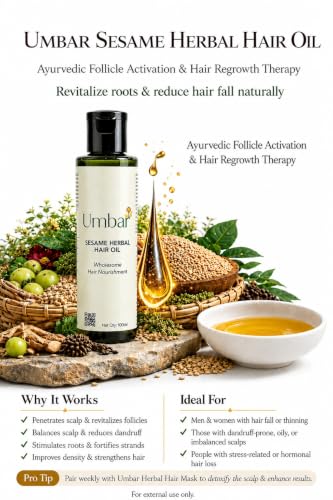 Image of Double Hair Mask with Sesame Oil | Botanical Pack Set | Green Texture & Golden Liquid | 2 x 100g + 100ml