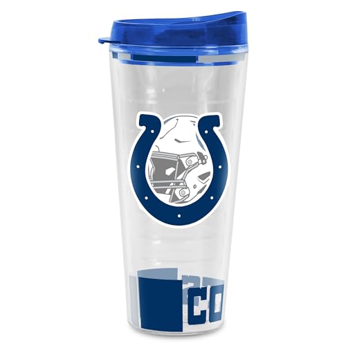 Image of Rico Industries NFL Football Double Wall Classic 16oz Or 20oz Tritan Tumbler W Lid