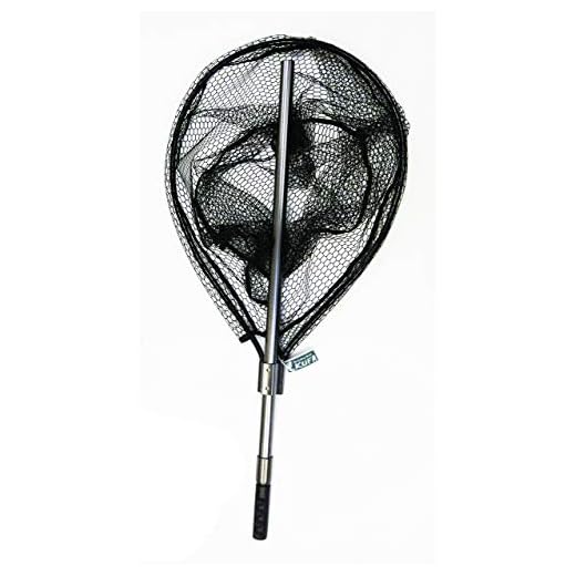 KUFA Sports Large Retractable Aluminum Landing net (Max Length: 7'8") FC7052