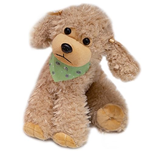 Ruzucoda Plush Poodle Dog Puppy Stuffed Animals Toys Dolls Kids Gifts 9 Inches (Brown)