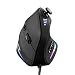 Gaming Mouse with 5 D Rocker, TRELC Ergonomic Mouse with 10000 DPI/11 Programmable Buttons, RGB Vertical Gaming Mice Wired for PC/Laptop/E-Sports/Gamer (Black)