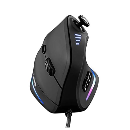 7. Mouse Gamer Ergonomico Trelc 10.000 Dpi