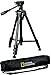 Produktbild National Geographic Fotostativ-Kit, groß, 3-Wege-Kopf, Schnellwechselplatte, 4 Beinsegmente, Klemmverschluss,Kurbelmittelsäule, trägt bis zu 3 kg, Aluminium, NGHP001 [Exklusiv bei Amazon]