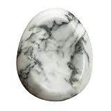 Neyisaa Natural White Howlite Worry Stone