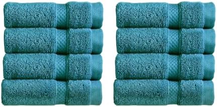 Christy Chroma Bath Sheets Set | Set of 2 | Highly Absorbent Heavyweight 675GSM | Bold and Bright | Soft Velvety Smooth Bathroom Shower Towels | 100% Cotton | Sustainably Made | Lazuli