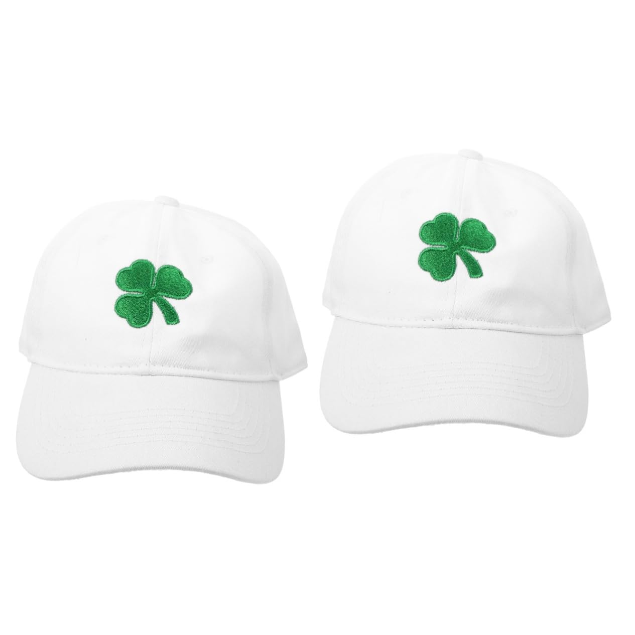 Casquette baseball Shamrock Saint-Patrick chapeau mixte brodé ajustable 2pcs - 8