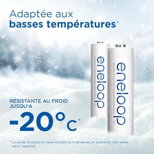 Eneloop Lot de 3 x 4 Piles Rechargeables Ni-MH Micro AAA 800mAh