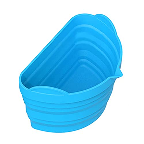 Silicona Crock Pot Liner Oval, 2PCS Slow Cooker Liners 6 a 8 cuartos reutilizables caja de almuerzo divisores insertar, apto para lavavajillas