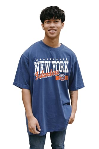 New York Islanders NHL Officially Licensed T-Shirt Throwback Team Color, Large