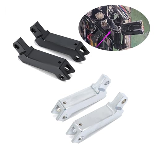 Extension de repose-pieds moto pour augmenter la surface d'appui custom