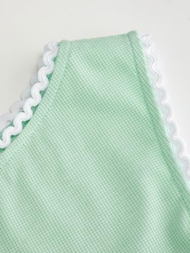 Image of CIDER Women's Summer Mini Dress Boat Neck Sleeveless Ruched Tie Back Cute Casual Dresses Nightgown Outfits Trendy