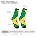 XZDZDX Republic of Congo Polyester Mid-Calf Socks 2 Black-1 for Unisex - Skin-Friendly Elastic Fashion Crew Socks
