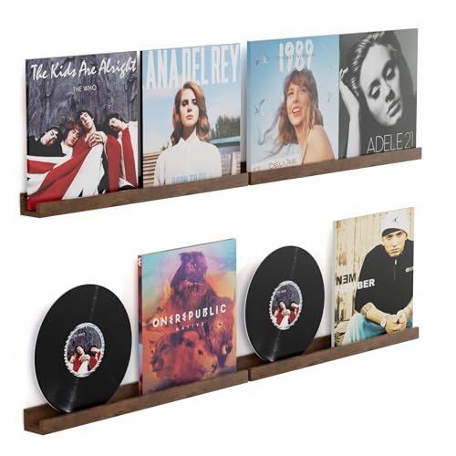 Vinyl Record Shelf Wall Mount 24" (Pack of 4)