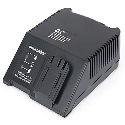 48-11-2230 Battery Charger, POWERAXIS Battery Charger for Milwaukee 18V NiCD & NiMH Battery 7.2-18V, 110-240V Universal Rapid Charger