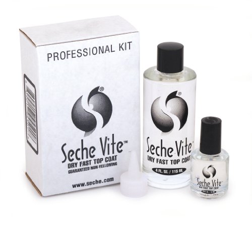 Seche Vite capa superior de secado rápido que evita las uñas descascarilladas con brillo cristal
