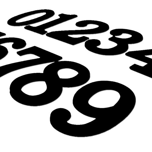 Balacoo 2 Sets Wooden Cartoon Numbers, Fridge Number Mathematics Letters Alphabet Shaped Refrigerator Sticker Toys (Black) #TOP4