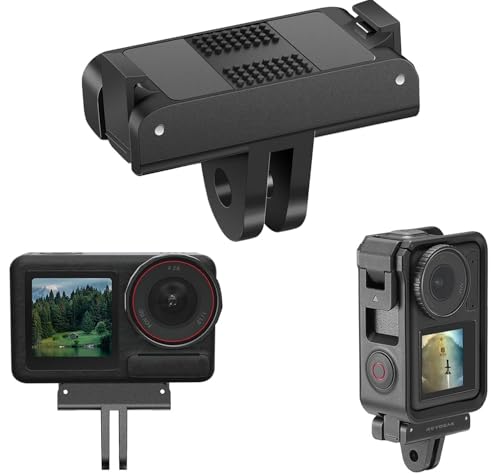 Image of Hodaqe Magnetic Quick Release Adapter Base Compatible for DJI Action 5 Pro /4 /3 & OSMO360 with Connection Sports Camera Adapter Extension Attachable Accessories