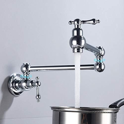 Robinet pour remplisseur de casseroles mural de cuisine chrome