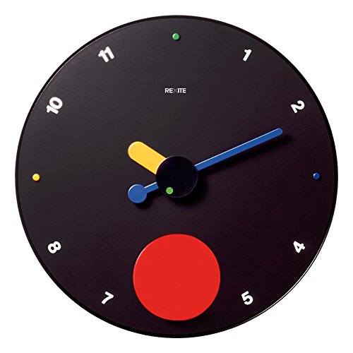 REXITE - CONTRATTEMPO Orologio a Pendolo, Colore Nero/Multicolor