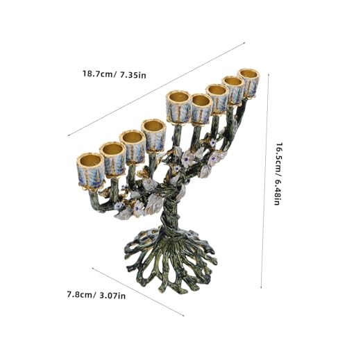 Chandelier de Hanoucca OUNONA, cadeau de table juive rétro