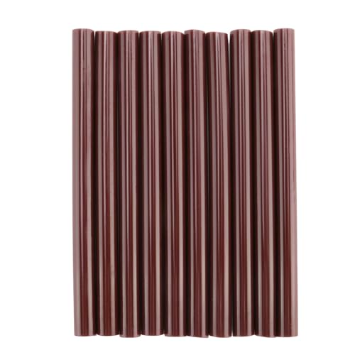 Pasuihcay 10pcs 100mm x 7mm Adhesive Hot Melt Glue Sticks For Hot Melt Glue Brown