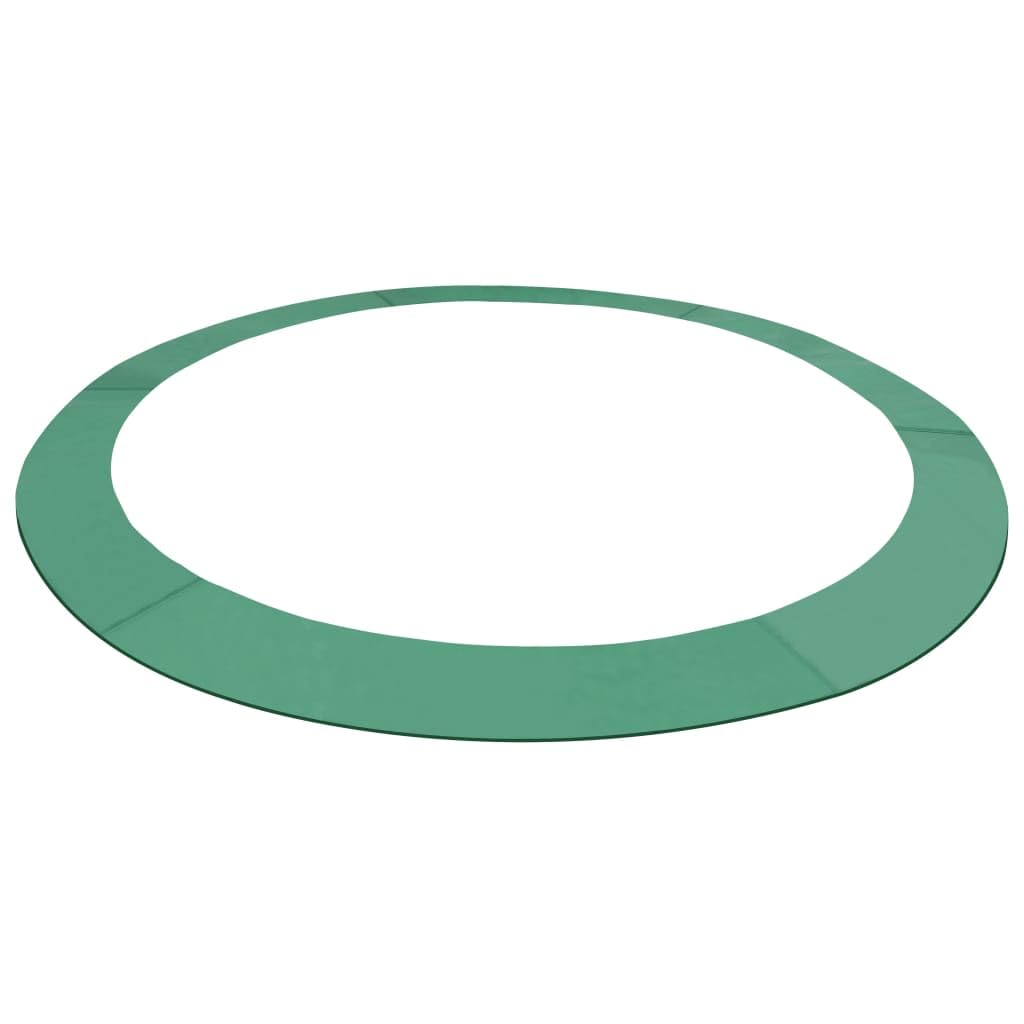 Copertura per bordo del tappeto elastico in polietilene, verde per trampolino rotondo da 3,66 m, larghezza dell'imbottitura: 26 cm, schiuma EPE da 10 mm, resistente ai raggi UV, imbottitura