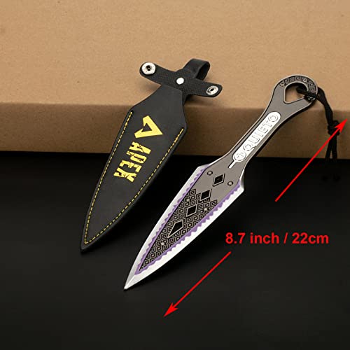 Batustou Apex Legends Heirloom Wraith Kunai 9 Inch Knife Dagger Toy Sword Glow Action Figures With Stand Game Collection Cosplay Gift Neon Green Edge #TOP3