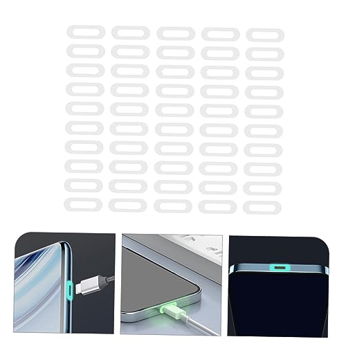 Protector de cargador luminiscente Hemobllo de film fluorescente para interfaz de cable móvil 5