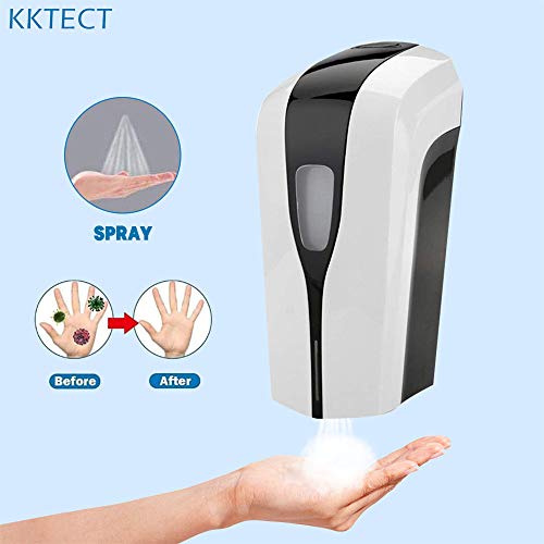 Preisvergleich Produktbild KKTECT Alcohol Mist Dispenser Automatisch 1000ml Berührungslose Händedesinfektionsmaschine Automatisches Desinfektionssprühgerät Sensor Seifenspender Für öffentliche Heimstätten