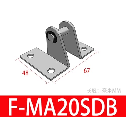 Base de montaje F-MA20SDB con fijación de alta estabilidad para cilindros 3