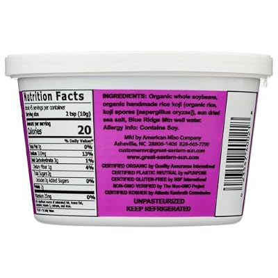 Miso Master Organic Mellow White and Dom Miso, 16 Ounce - 6 per case.