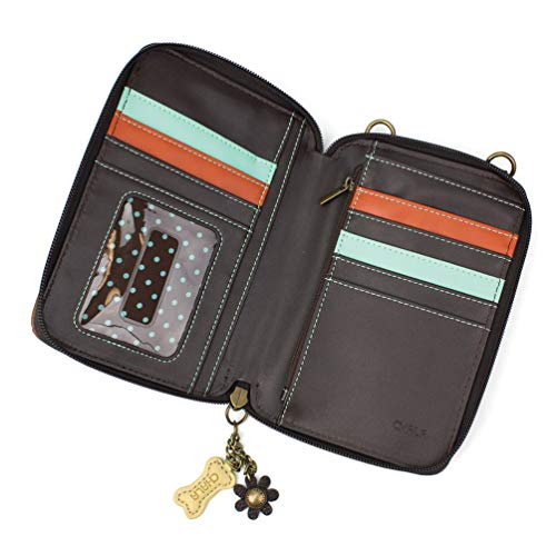 Image of CHALA Wallet Crossbody Cell Phone Purse - Women Faux Leather Multicolor Handbag with Adjustable Strap