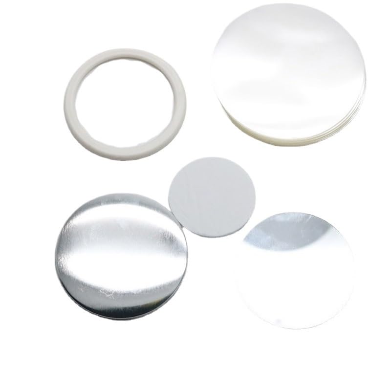 58MM 100 zestawów lustrzana plakietka Pin Button Maker części DIY zestaw odznak pusty przycisk część