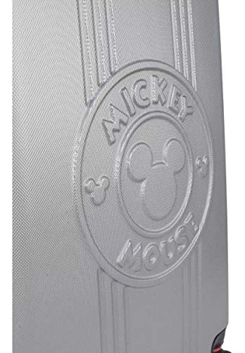 Mala Média Mickey Viagem Expansível 4 Rodinhas 360° Rígida