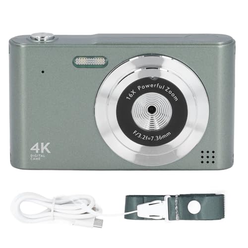 Vintage Cámara Digital 4K HD 48MP Zoom 16X Verde miniatura 5