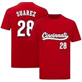 Eugenio SUáREZ Shirt T-Shirt Jersey Baseball No Brand/Logos 100% Cotton for Red Mens/Womens/Kids